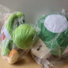 【新品】スーパーマリオブラザーズ 特大ヨッシー 1UPキノコぬいぐるみ