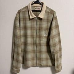 stussy ステューシー FRANK PLAID ZIP SHIRT - メルカリ