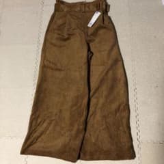 GU コーデュロイワイドパンツ　XLのサムネイル