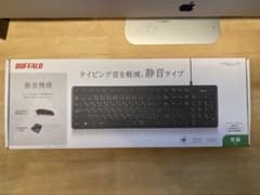 【新品】BUFFALO 有線キーボード BSKB340 静音タイプのサムネイル