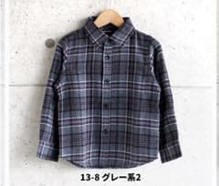 チェックシャツ&ロンＴ２枚セット160新品未使用のサムネイル