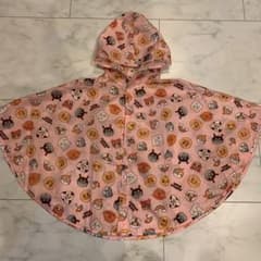 アンパンマン　レインコートポンチョ　ピンク　80〜100 美品のサムネイル