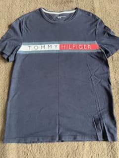 TOMMY HILFIGER 半袖Tシャツ ネイビー Mのサムネイル