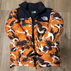 お値下げ可】THE NORTH FACE ヌプシ オレンジカモ - メルカリ