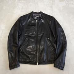 B&Y UNITEDARROWS 羊革 シングルライダースジャケット Мサイズ - メルカリ