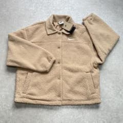 新品 未使用 NIKE フリースジャケット ボア ベージュ L レディース