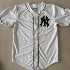 New York Yankees ベースボールシャツ ホワイトのサムネイル