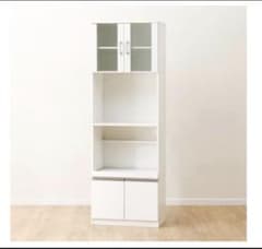 8/11取り下げ【完成品】ニトリ食器棚　ニトリレンジ台 8/11取り下げ【完成品】ニトリ食器棚 ニトリレンジ台 - メルカリ