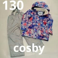 一回使用 cosby スノーボードウェア 上下セット キッズ130 - メルカリ