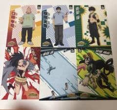 僕のヒーローアカデミア　クリアカード六枚セットのサムネイル