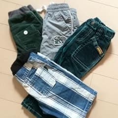 男の子⭐90sizeパンツ4本まとめ売りコンビミニ ベリーズベリー グリンキッズのサムネイル