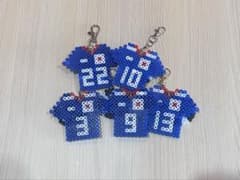 サムライブルーキーホルダー 5個セットのサムネイル