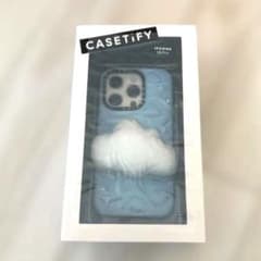 新品 CASETiFY iPhone 15Pro ケース マシュマロ クラウド