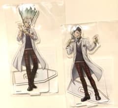 Dr.STONE 石神千空　あさぎりゲン　アクスタ　フクヤ　キャラ福くじ Dr.STONE 石神千空 あさぎりゲン アクスタ フクヤ キャラ福くじ - メルカリ