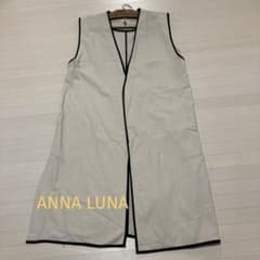 ANNA LUNA  リネン19%ベストLLサイズ 中古品のサムネイル
