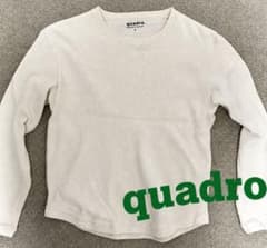 quadro クルーネック リブニット アイボリー サイズ3のサムネイル