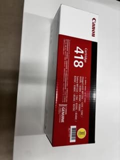 Canon 418カートリッジ イエローのサムネイル