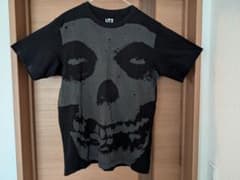 UNIQLO UT MISFITS ミスフィッツ バンドTシャツ スカル 黒 Mのサムネイル