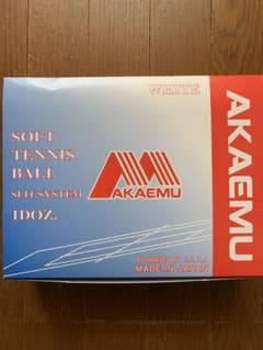 定価11664円ソフトテニスボール(アカエム)2ダース24球のサムネイル