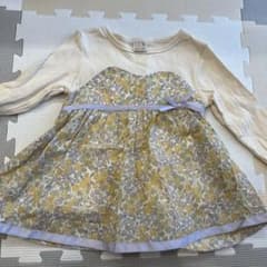 petit main 花柄リボン付きトップス 90cmのサムネイル