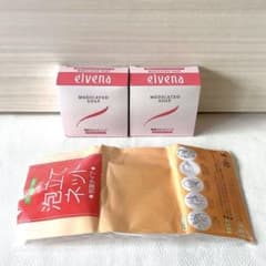 エルベナ✴︎薬用エルベナソープ アロマローズ 石鹸 2個＋専用泡立てネット セット