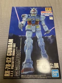 HG 1/144 RX-78-02 건담 THE ORIGIN전