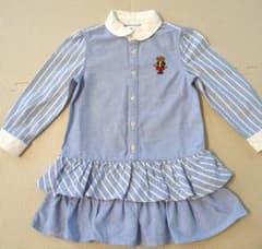 Ralph Laurenポロベアワンピース 90cmデニム　ラルフローレン24Mのサムネイル
