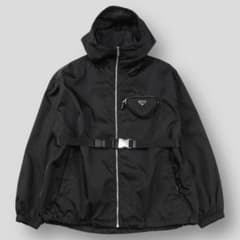 美品 PRADA 21AW Re-Nylon Hooded Jacket 42 - メルカリ