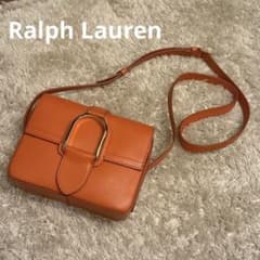 定価約17万 ラルフローレン ウェリントン レザー ショルダー バッグ 