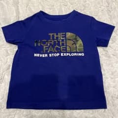 THE NORTH FACE Tシャツ 100cm ブルー カモ柄のサムネイル