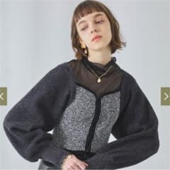 publictokyo ビスチェカーデ　黒のサムネイル