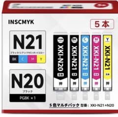 XK1-N21・N20 5色インクカートリッジセット - メルカリ