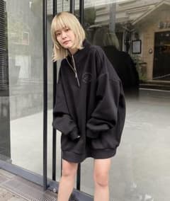 WHO’S WHO gallery 裏起毛スウェットハーフジップのサムネイル