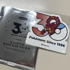 포켓몬 한국 30주년 팝업 스티커 씰 볼케니온