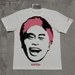 【新品・未開封】SAPEUR 浜田雅功 Tシャツ ホワイト CORALPINKのサムネイル
