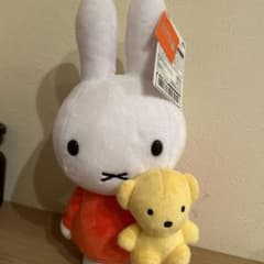 【タグ付き】ミッフィー with ぬいぐるみくまちゃん　ぬいぐるみ
