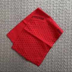 BONTON ティータオル 布巾 トルション 赤 コットンのサムネイル