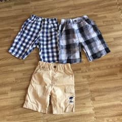 ハーフパンツ  3枚セットのサムネイル