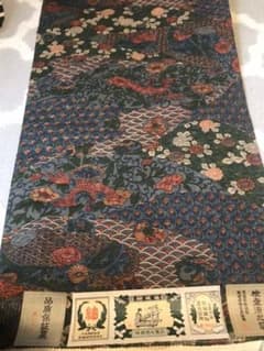 正絹  結城紬 反物のサムネイル