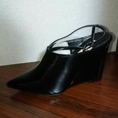 【断捨離sale♡プロフ見てね様専用❤】MURUA♡パンプスSize37ブラックのサムネイル