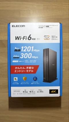【美品】ELECOM Wi-Fi 6ルーター WRC-X1500GS-Bのサムネイル
