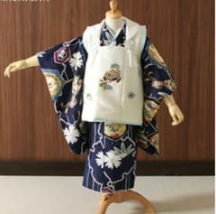 男の子用 七五三 着物 花柄のサムネイル