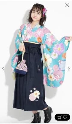 断捨離セール！ピンクラテ 袴 150cm XSサイズ 水色のサムネイル