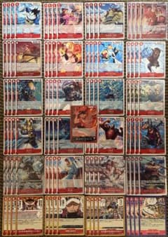 ワンピースカード 決戦の刻 赤エースデッキパーツ - メルカリ