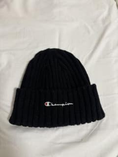 Champion チャンピオン ニット帽 ビーニー ブラックのサムネイル