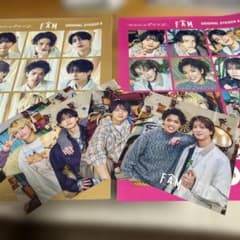 timelesz FAM オリジナルステッカー A Bセット　カード付きのサムネイル