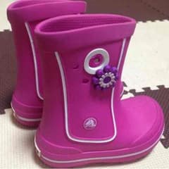クロックス ピンクレインシューズのサムネイル
