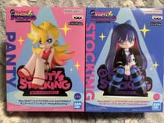 New Panty & Stocking 모니터 탑 피겨 2종 세트