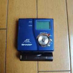 SHARP 1bitポータブルMDレコーダー MD-DR77-A - メルカリ