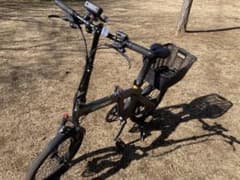 (付属品多数あり！)ERWAY 電動アシスト自転車 シティタイプ グレーのサムネイル